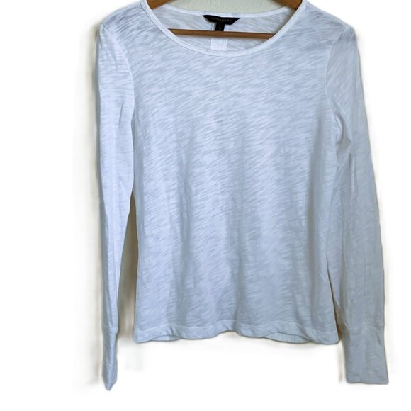 Banana Republic Long-Sleeve Top with Open Keyhole Back – Size S - Picture 2 of 9